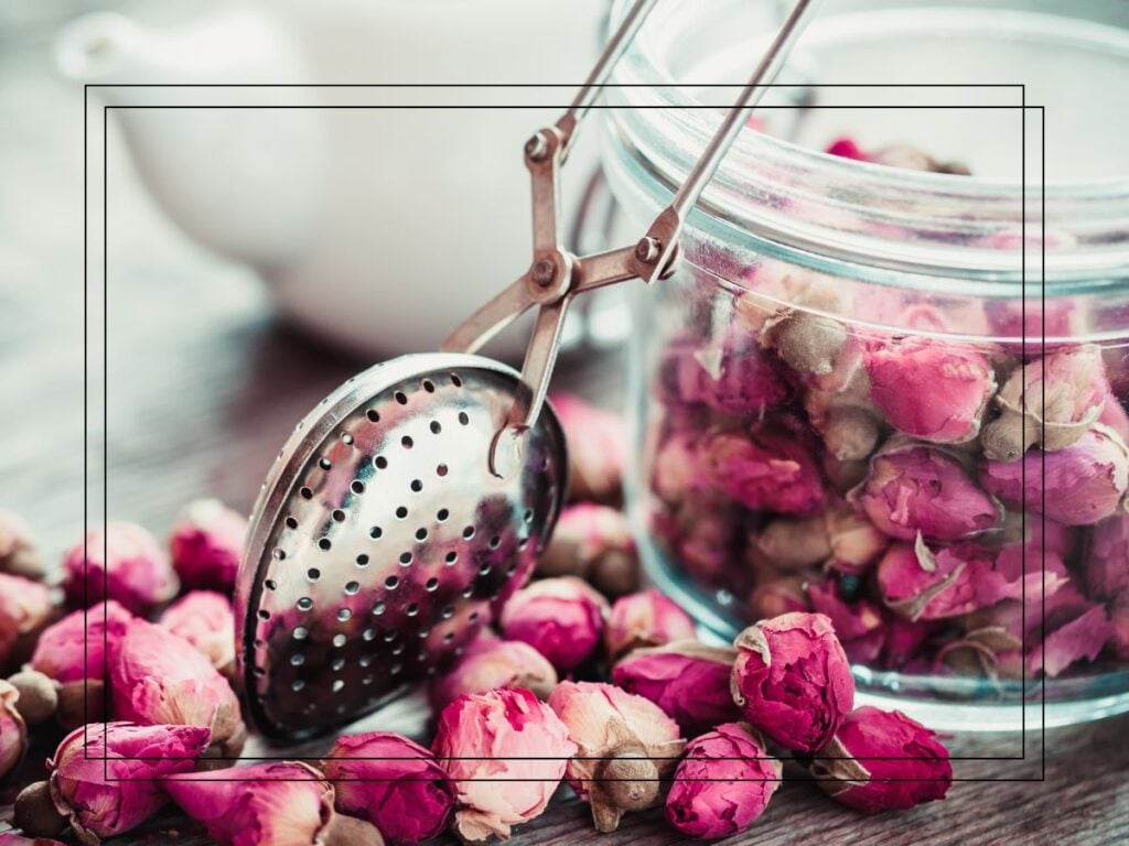 dried rose buds for tea